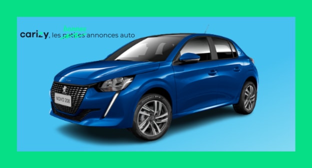 Image montrant une voiture dans une station essence