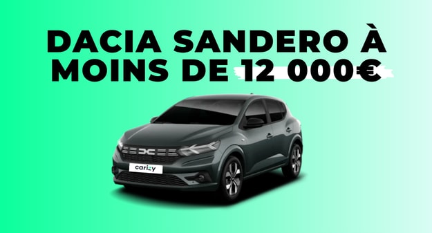 Dacia Sandero à moins de 12 000 €